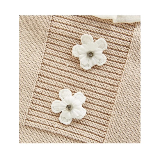Baby Knit Baby Set Top & Shorts -Beige Baby Knit Baby Set Top & Shorts -Beige