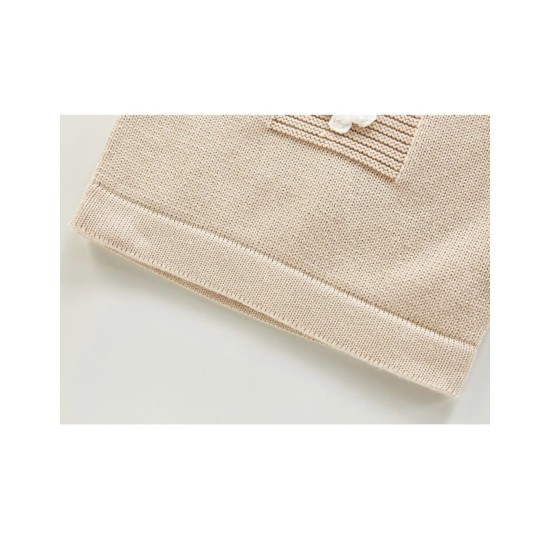 Baby Knit Baby Set Top & Shorts -Beige Baby Knit Baby Set Top & Shorts -Beige
