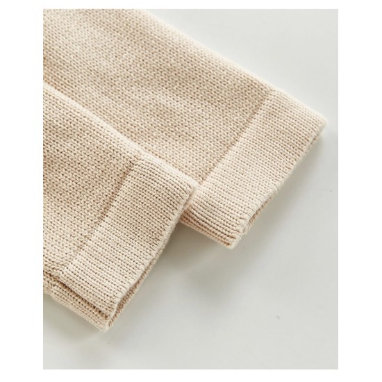 Baby Knit Baby Set Top & Shorts -Beige Baby Knit Baby Set Top & Shorts -Beige