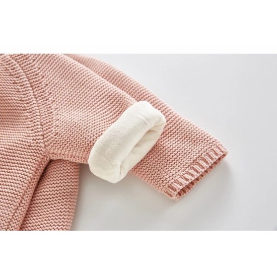 Baby Knitted Sweater Rabbit - Pink