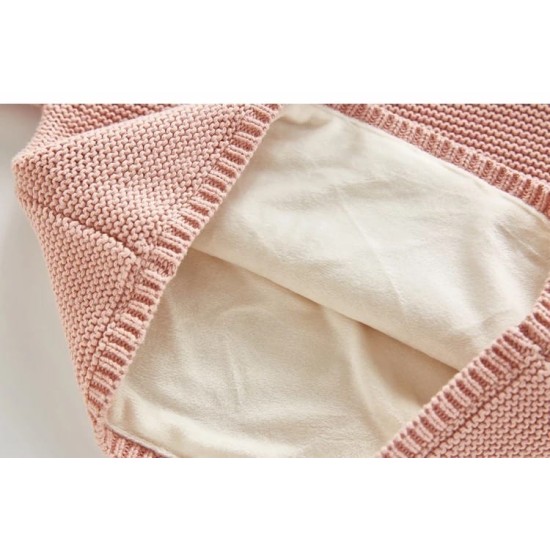 Baby Knitted Sweater Rabbit - Pink