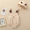 Baby Loose Unisex Jumpsuit Bear - Brown