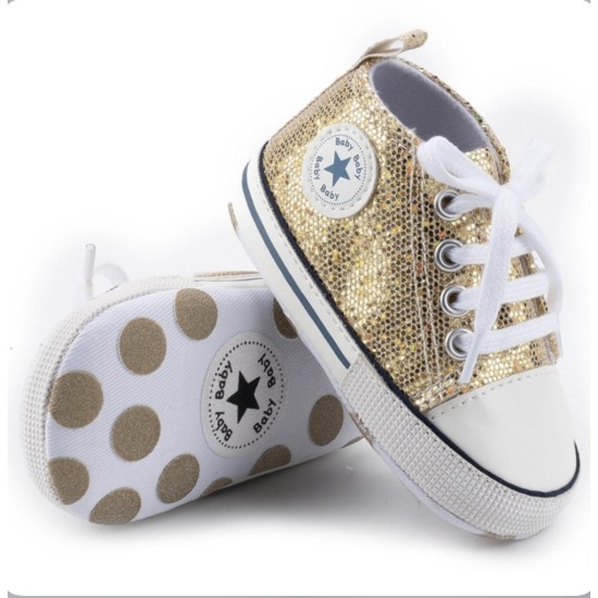 Baby Pre Walker Shoes Baby Star Gold Baby Pre Walker Shoes Baby Star Gold