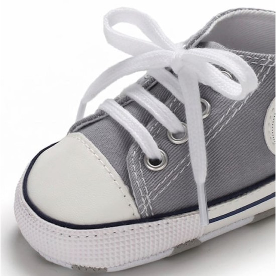 Baby Pre Walker Shoes Baby Star - Grey