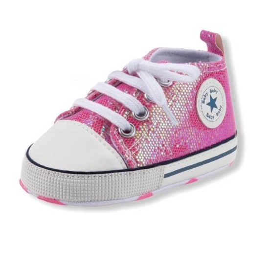 Baby Pre Walker Shoes Baby Star - Hot Pink Baby Pre Walker Shoes Baby Star - Hot Pink