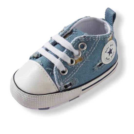 Baby Pre Walker Shoes Baby Star - L.Blue