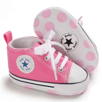 Baby Pre Walker Shoes "Baby Star"  Pink