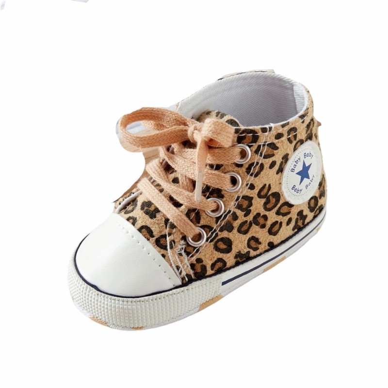 Baby PreWalker Booties Leopard