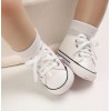 Baby PreWalker Glittery Shoes Baby Star - White