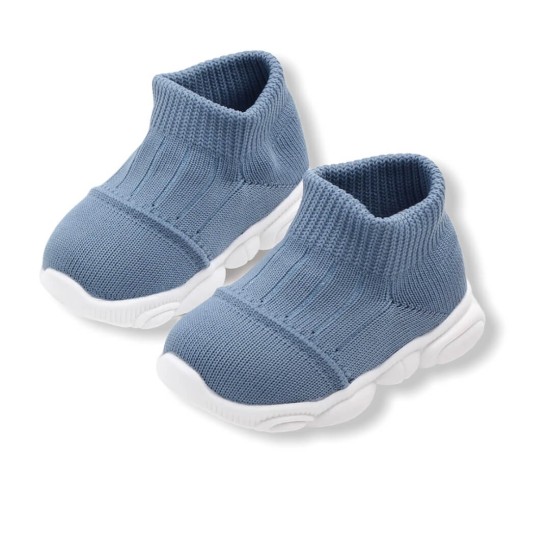 Baby Prewalker Flyknit Shoes - Blue Baby Prewalker Flyknit Shoes - Blue