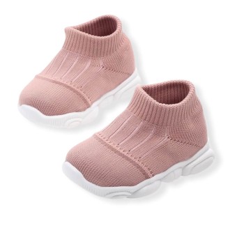 Baby Prewalker Flyknit Shoes - Pink