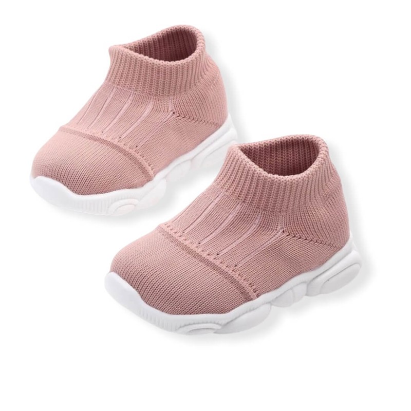 Baby Prewalker Flyknit Shoes - Pink