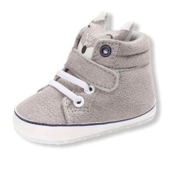 Baby Prewalker Shoes Fox - Grey