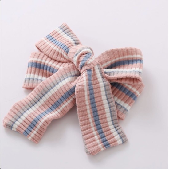 Baby Ribbed Set Stripes - Pink
