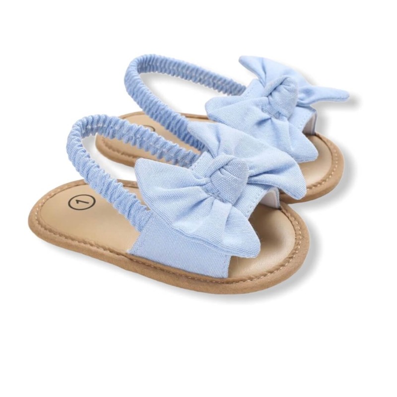 Baby Sandals Bowknot - L.Blue