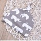 Baby Set Little Peanut Elephant - White/Grey