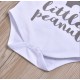 Baby Set Little Peanut Elephant - White/Grey