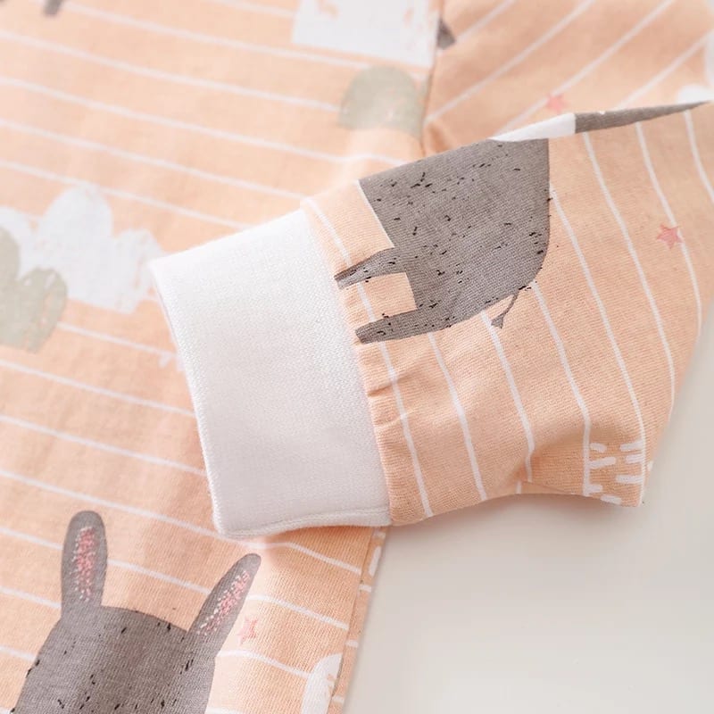 Baby Striped Jumpsuit Lilttle Don - L.Pink