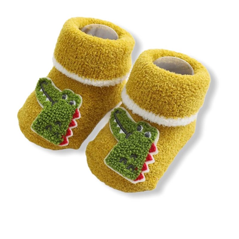 Baby Thermal Fleece Socks - Yellow