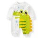Baby Unisex 3D "Dino" Jumpsuit - White