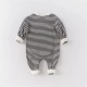 Baby Unisex Happy Face Jumpsuit - Black/White Baby Unisex Happy Face Jumpsuit - Black/White