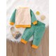 Baby Unisex Set Rainbow - Green Baby Unisex Set Rainbow - Green