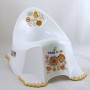 Baby anti-slipl potty "Folk" white