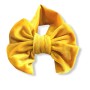 Bowknot Velour Headband - Yellow