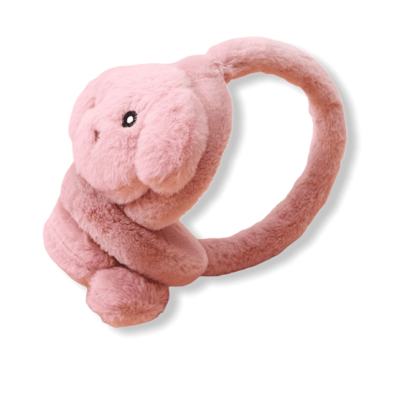 Fleece Thermal Earmuff Doggy Pink