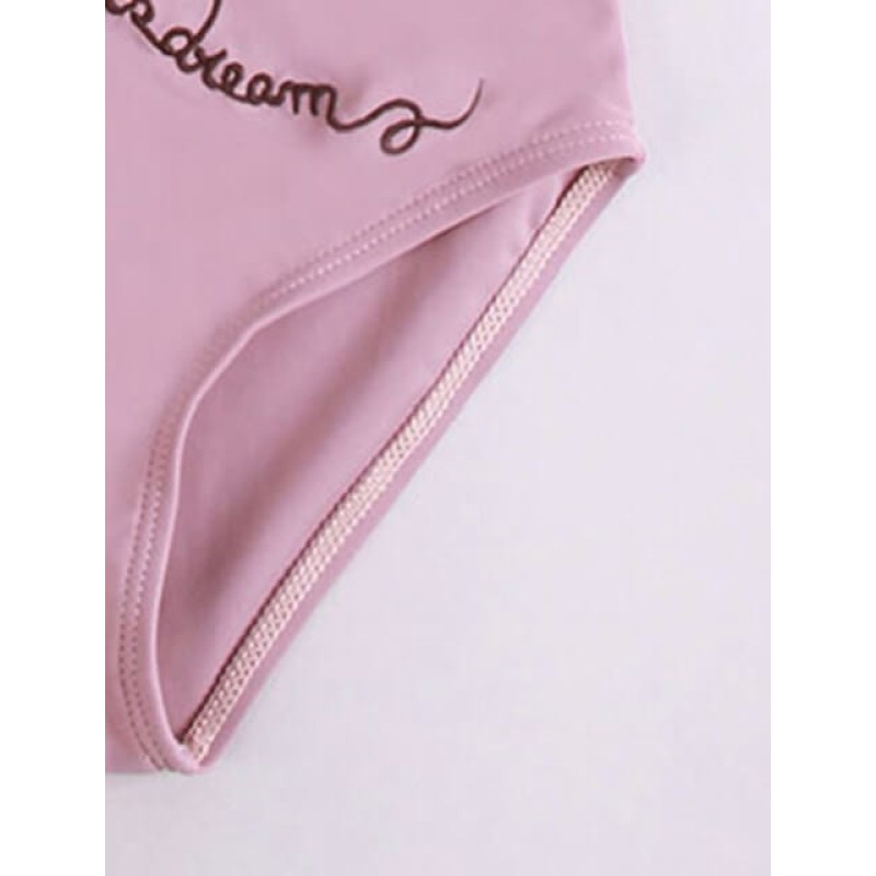 Girl One Piece Swimswit - Pink