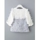 Girl Tweed Dress - Light Blue Girl Tweed Dress - Light Blue