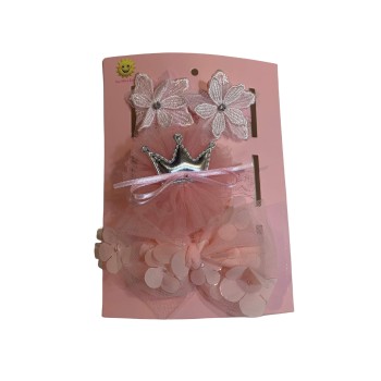 Headband Handmade Set 3 pcs - Baby Pink