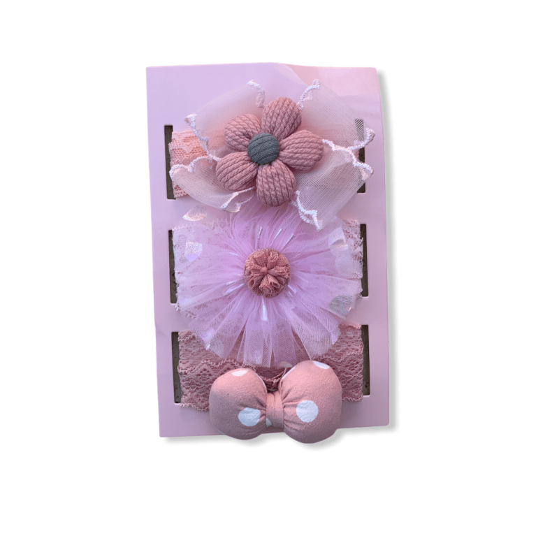 Headband Set 3 pcs - Handmade