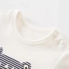 Baby Jumpsuit Little Dino - White