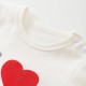 Baby Jumpsuit Baba/Mama - White Baby Jumpsuit Baba/Mama - White