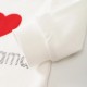 Baby Jumpsuit Baba/Mama - White Baby Jumpsuit Baba/Mama - White