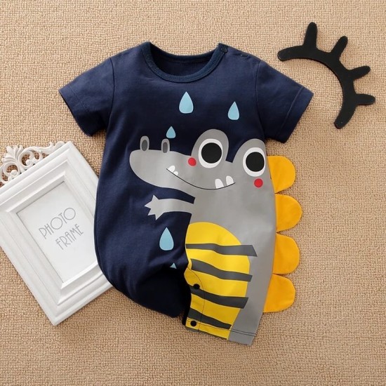 Baby Jumpsuit Little Crocodille - D.Blue Baby Jumpsuit Little Crocodille - D.Blue