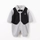 Baby Jumpsuit Gentlemen Costume - Grey Baby Jumpsuit Gentlemen Costume - Grey
