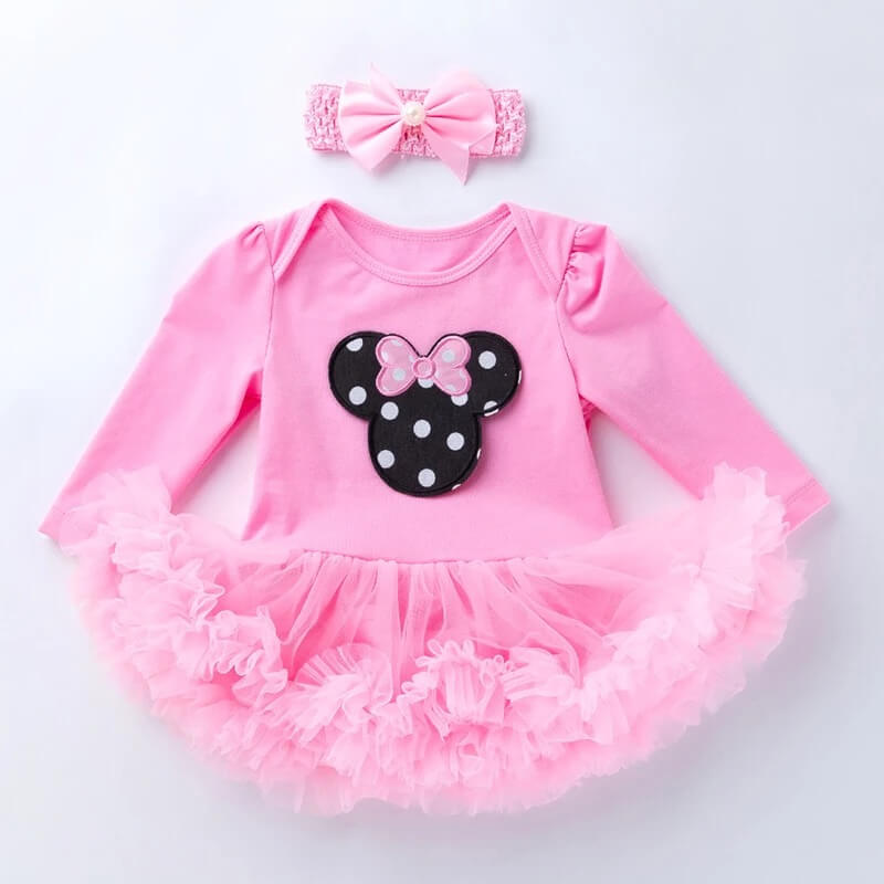 Baby Dress Minnie Mouse - Pink