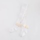 Baby Legging Angel Wings - White