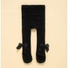 Baby Legging With Bow - Black