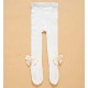 Baby Legging With Bow - White Baby Legging With Bow - White