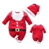 Baby Jumpsuit - Santa Claus - Red