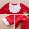 Baby Jumpsuit - Santa Claus - Red