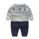Baby Jumpsuit Gentlemen Tie - Grey Baby Jumpsuit Gentlemen Tie - Grey