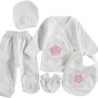 Newborn Luxury Set Crown - 5pcs - Pink