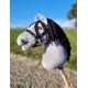 Άλογο Ιππασίας με Στικ - Hobby Horse Premium -  Gray IV - Μέγεθος A3