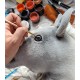 Άλογο Ιππασίας με Στικ - Hobby Horse Premium -  Gray III - Μέγεθος A3