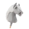 Άλογο Ιππασίας με Στικ - Hobby Horse Premium -  Gray III - Μέγεθος A3
