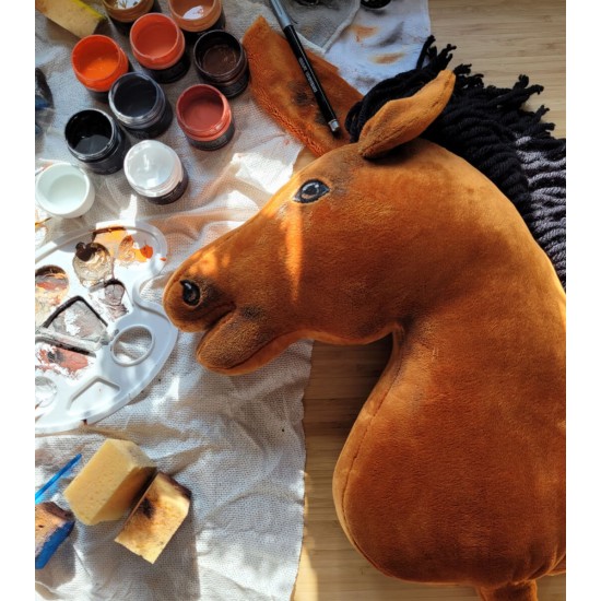 Άλογο Ιππασίας με Στικ - Hobby Horse Premium -  Light Bay II - Μέγεθος A3
